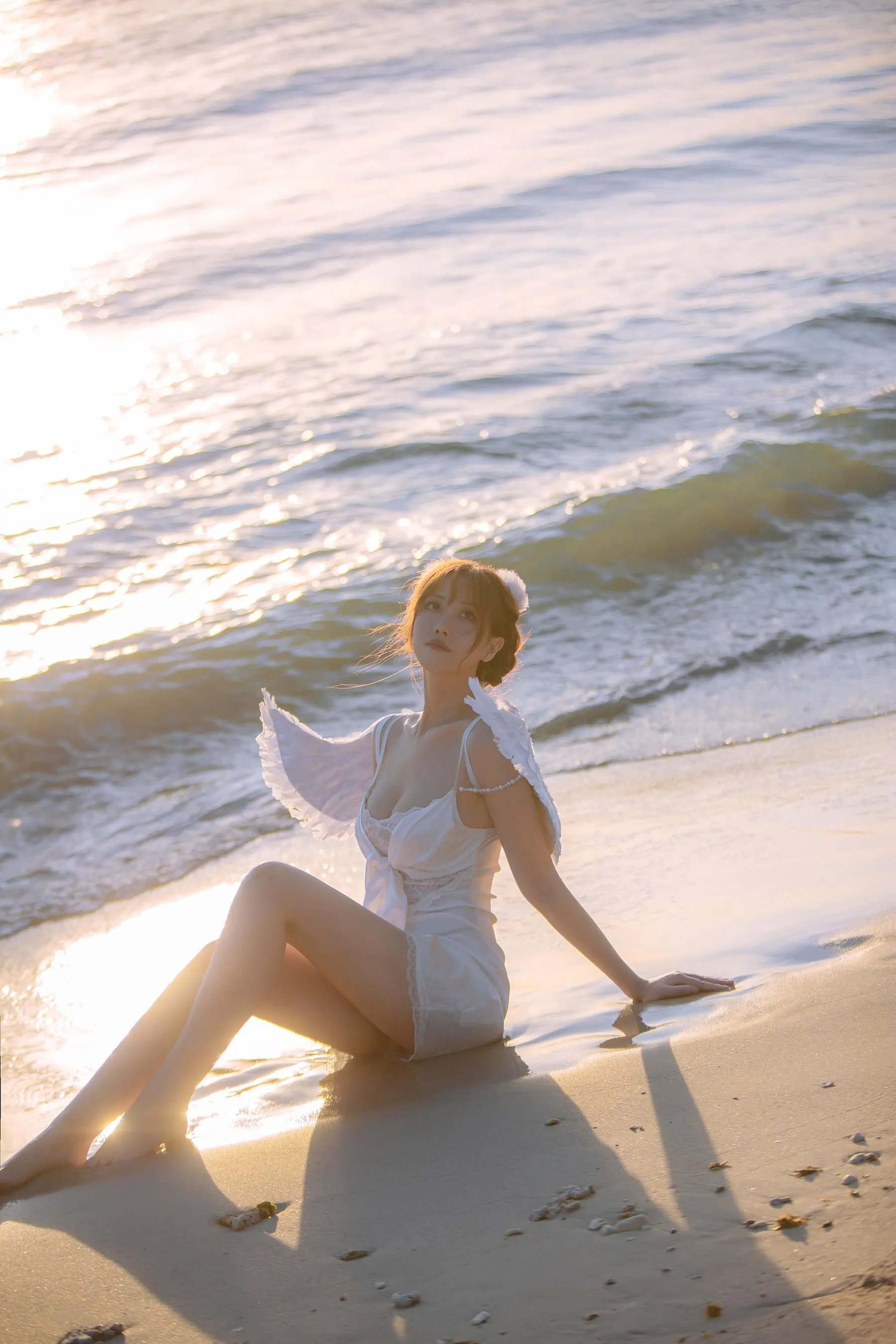 念雪ww – NO.35 海边神明少女 [50P]插图5